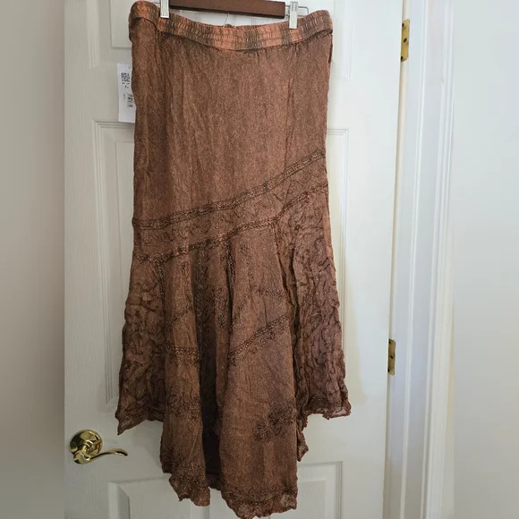 Scully Earthy Brown Maxi Skirt - Picture 4 of 7
